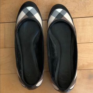 Burberry Patent Ballet Flats